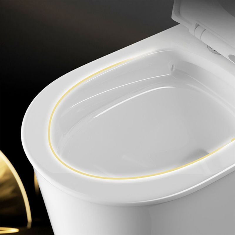 One Piece Toilet Modern Urine Toilet Floor Mounted Siphon Jet Toilet Bowl