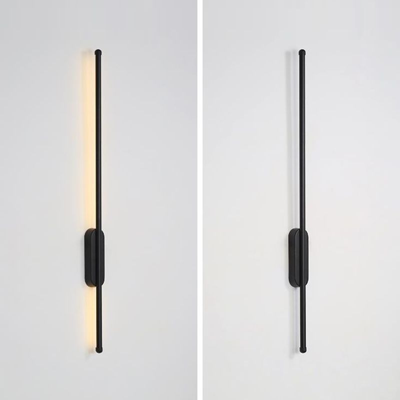 Moderner Stil Linearer Leuchten Leuchten Metall 1 Lichtwandbeleuchtung