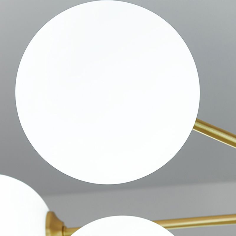 Metal Chandelier Light Fixtures Multi-Head Suspension Pendant Lamps for Living Room