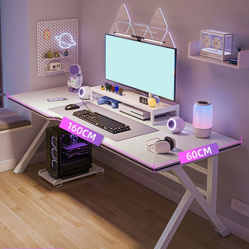 Contemporary Computer Desk Home Engineered Wood Office Desk with Legs