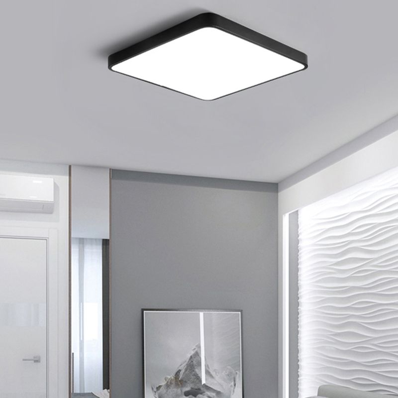 Contemporary Flush Mount Ceiling Lighting Fixture Geometry LED Ceiling Light for Bedroom