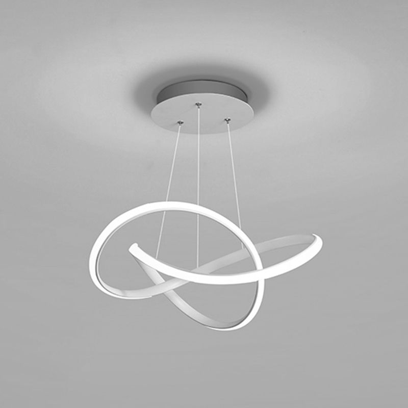 Simple Modern Characteristic Style LED Hanging Chandelier Light for Dining Room Living Room