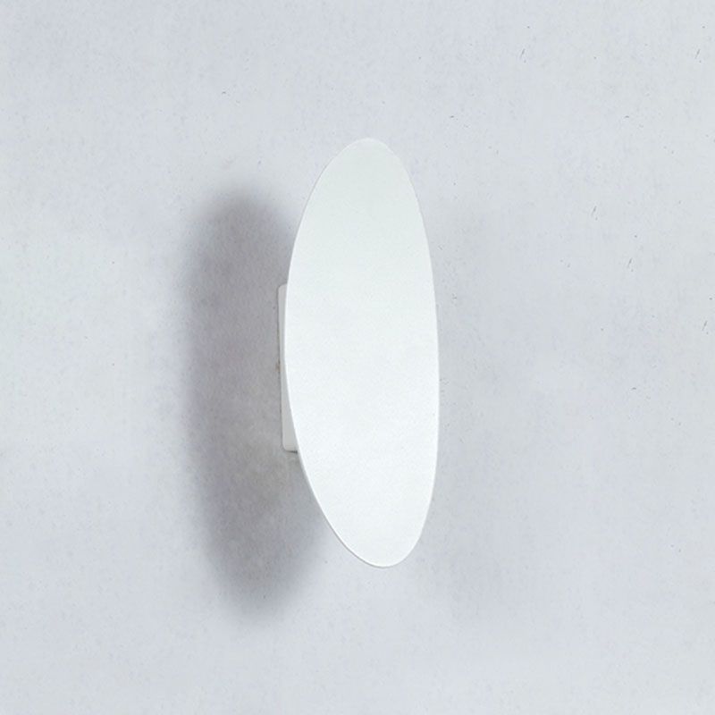 Oval 2-licht LED-wandlamp in moderne eenvoud aluminium waterdichte schijnwerpers voor buitenruimtes