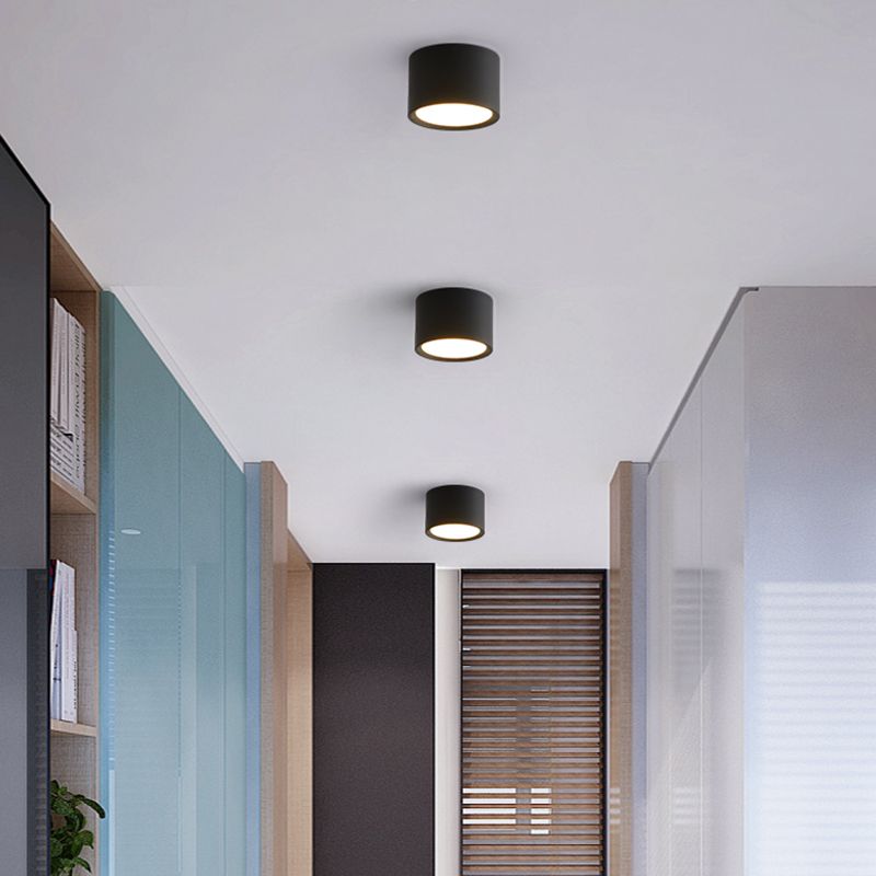 Cylinder Led Surface Mount Ceiling Light Modern Flush Mount Chandelier