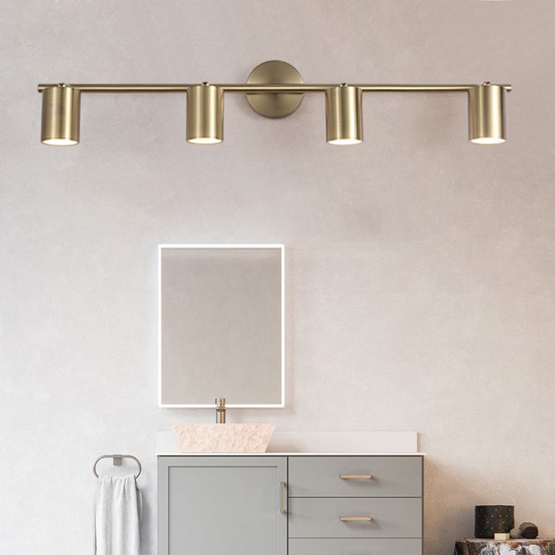 Postmodern Cylinder Vanity Sconce Lights Aluminum Wall Mount Light Fixture for Bathroom