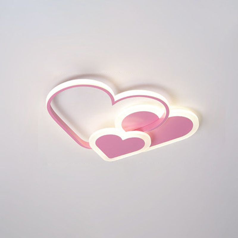 Lámpara de techo Nordic Flushmount Lámpara creativa moderna para sala de estar de la sala de niños