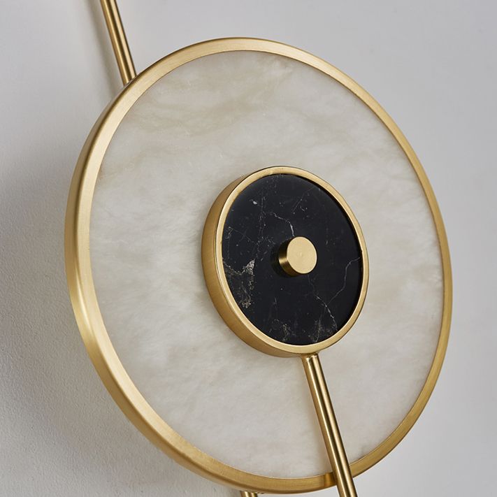 Single Modern Golden Wall Mounted Sconce Unique Wall Light for Bedroom