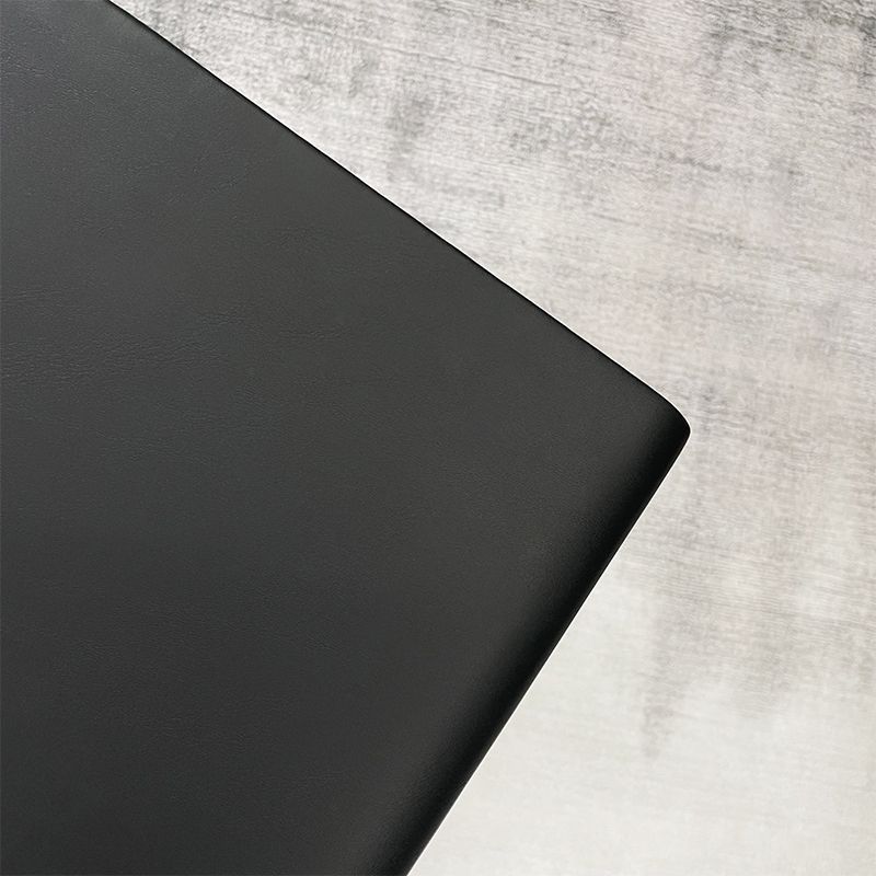 Leather Bar Stool Industrial Backrest Counter Stool for Living Room