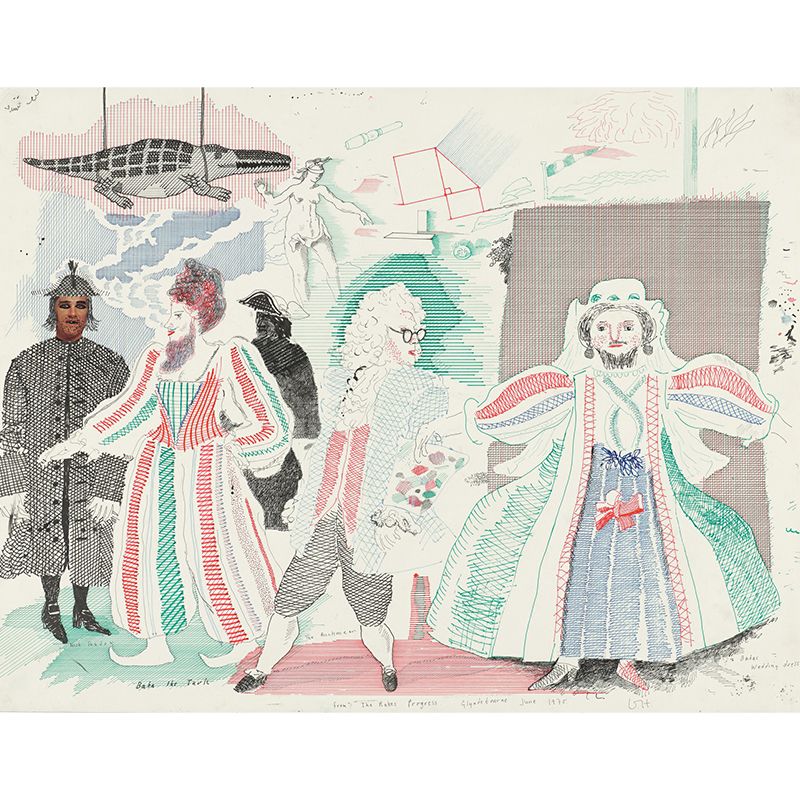 Illustration Costume Party Mural Decal Large Wall Covering for Bedroom, Custom Print