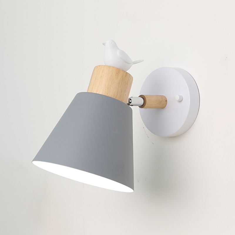 1-licht wandkandelaar Moderne macaron-stijl metalen wandverlichting voor eetkamer