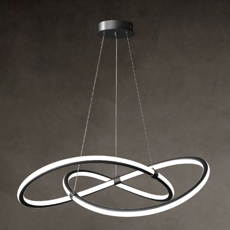 2 kleur optioneel moderne kroonluchter gedraaid kroonluchter voor slaapkamer in de woonkamer