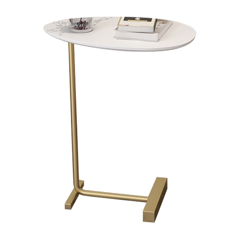 23.6inch Tall Modern C Corner Table Solid Wood Side End Table