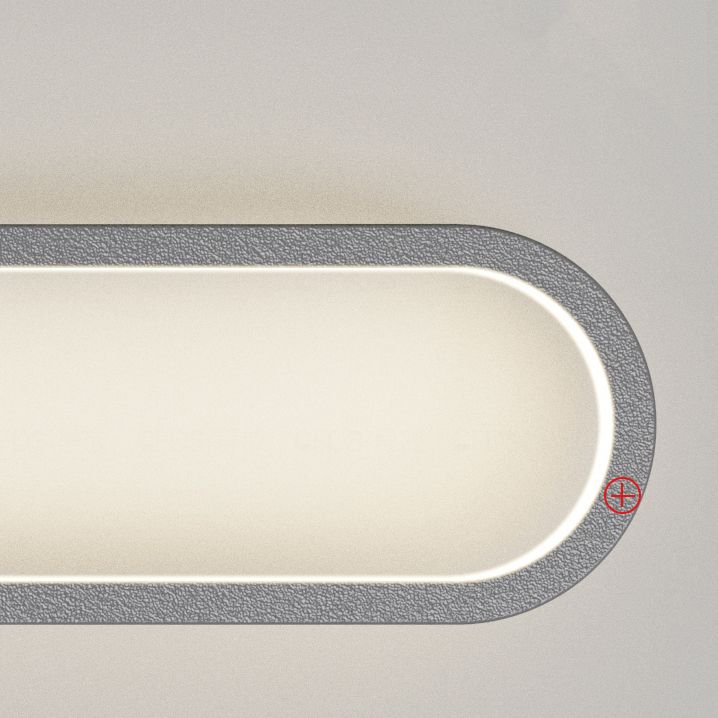 1 leichte ovale Wandbeleuchtungsbehörden moderne Holzwandmontage -Lichter im modernen Stil