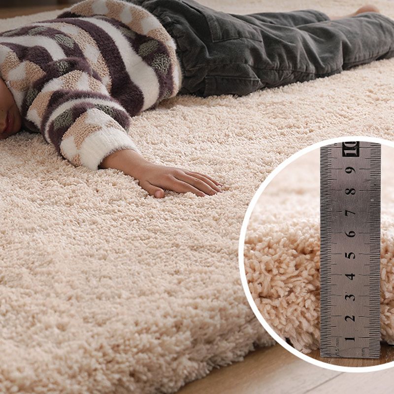 Tapis uni multicolore en polypropylène, zone apaisante, facile d'entretien, antidérapant, adapté aux animaux de compagnie, pour chambre