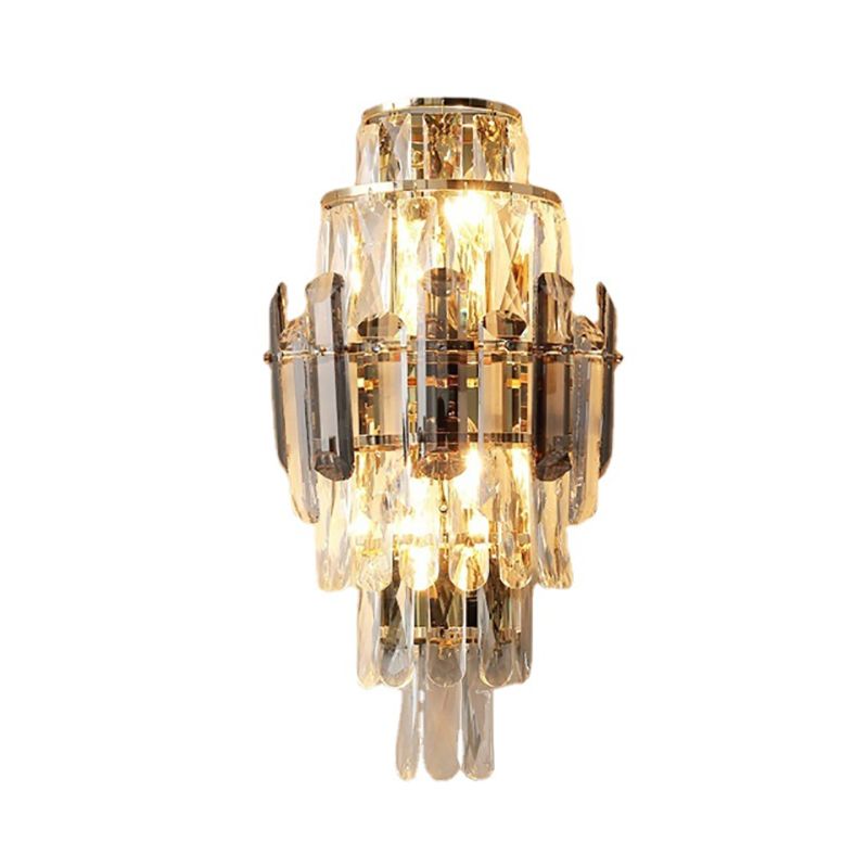 Crystal Shade Wall Light Fixture Modern Wall Light Sconce for Bedroom