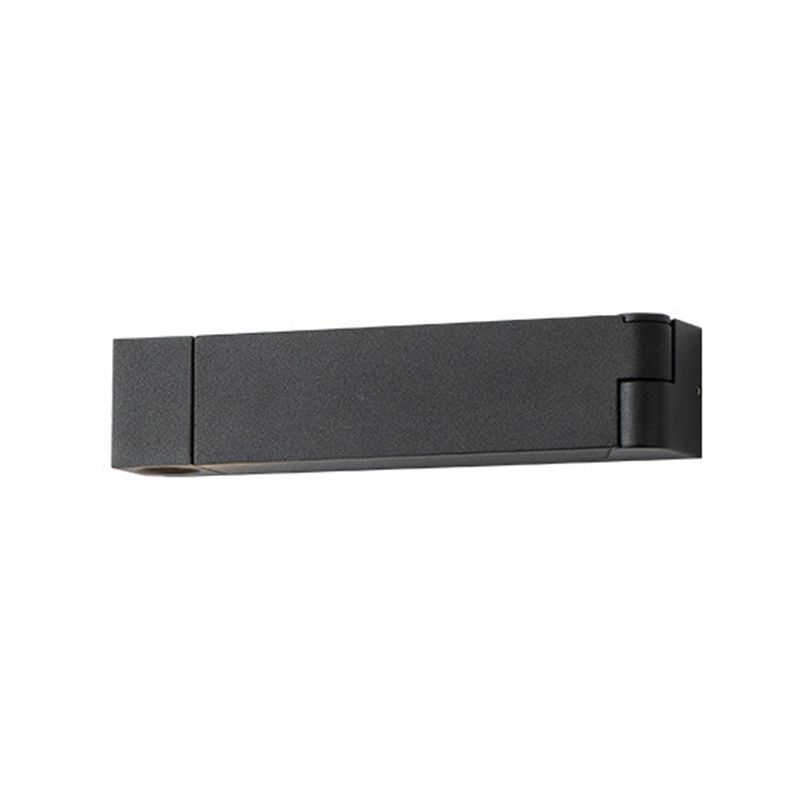 1 Light Square Flush Mount Wall Sconce Contemporary Metal Wall Light Sconces
