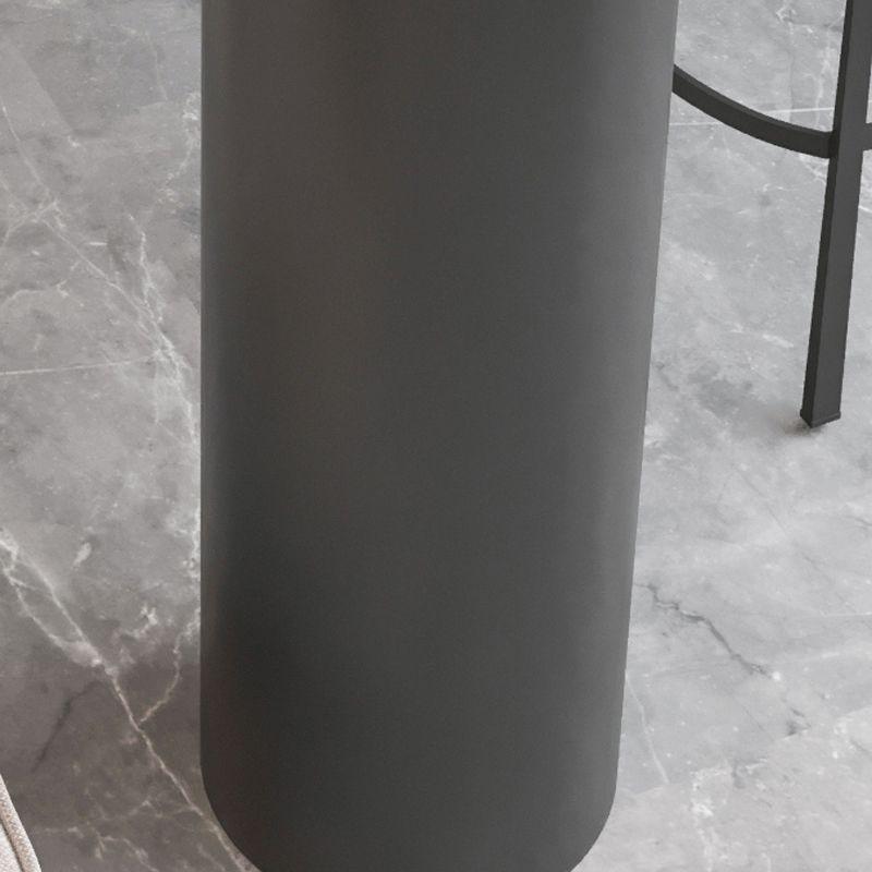 Modern 1/3 Pieces Bar Table Set Stone Counter Table with Stools for Living Room