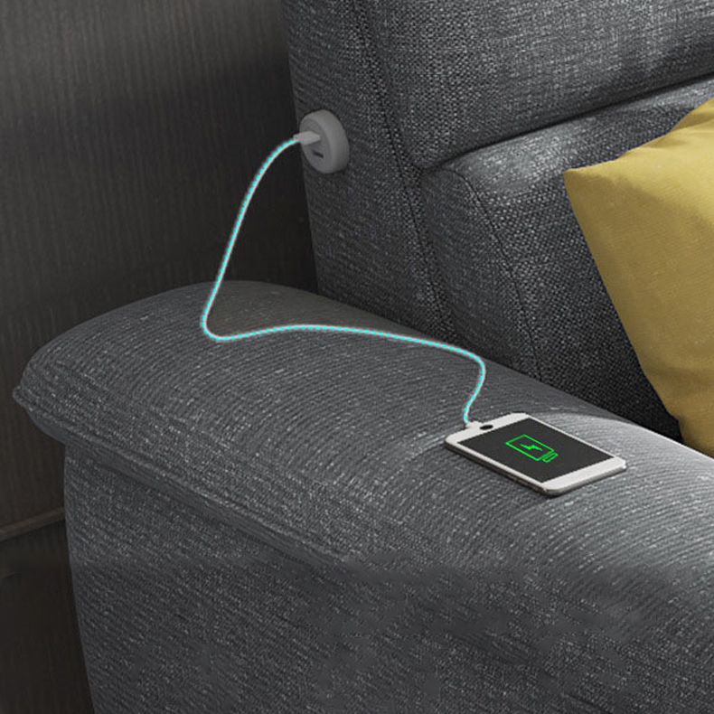 Contemporary 3 Pieces Sectional Sofa 72.83" Wide 35.43" High