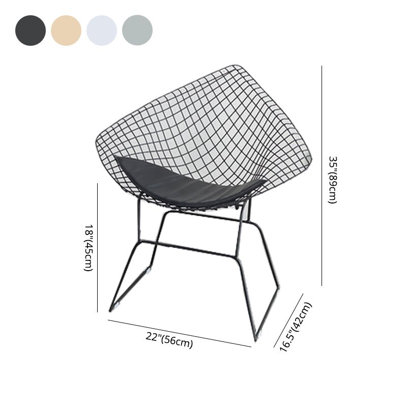 Glam -stijl eetkamerstoelen keuken eetwarmeloze stoelen met metalen benen