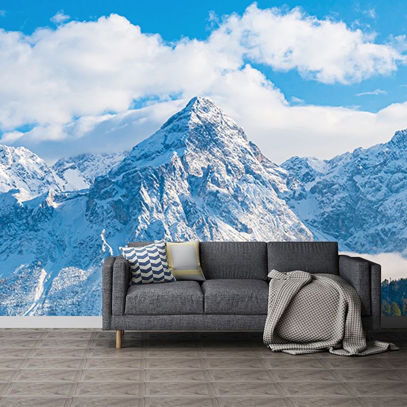 Modern Style Wall Mural Wallpaper Mountain Sitting Room Wall Mural