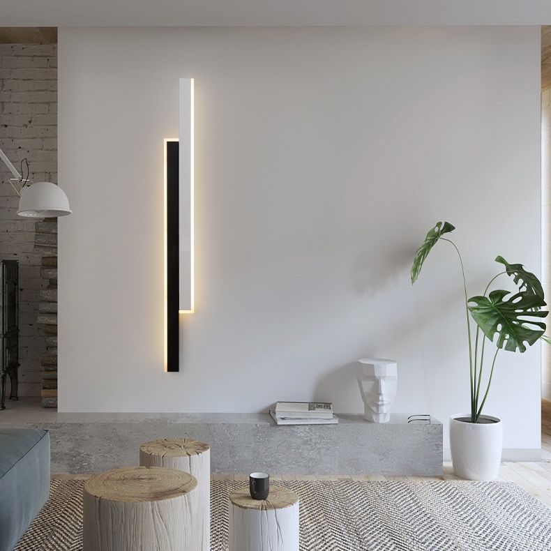 Lampada di scarpe con foglie rettangolari moderne sconde acriliche in stile minimalista