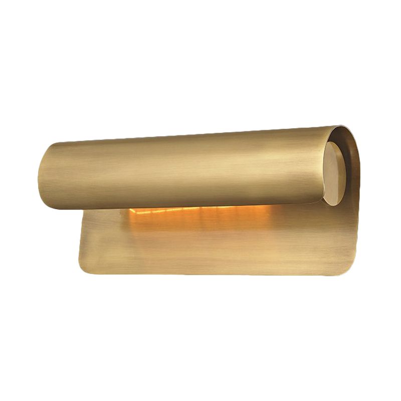 10 "/19,5" de largeur métallique en laiton de monture en laiton courbe 1/2 tampon Colonial Ponce Lightture pour la chambre