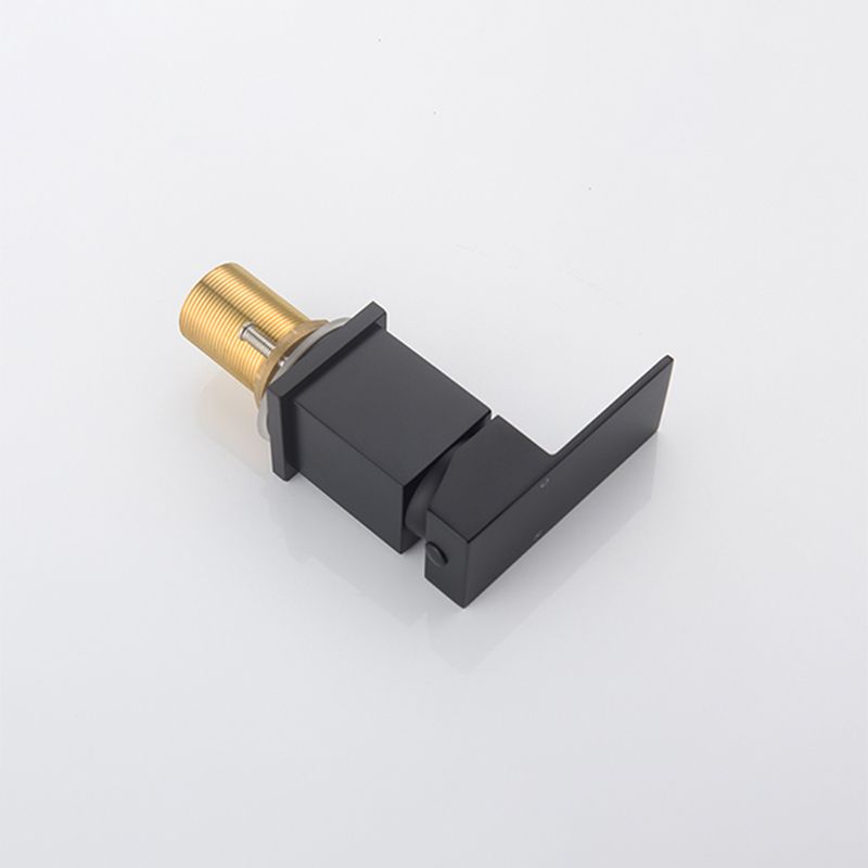 Deck Mounted Metal Freestanding Tub Filler Single Handle Freestanding Faucet