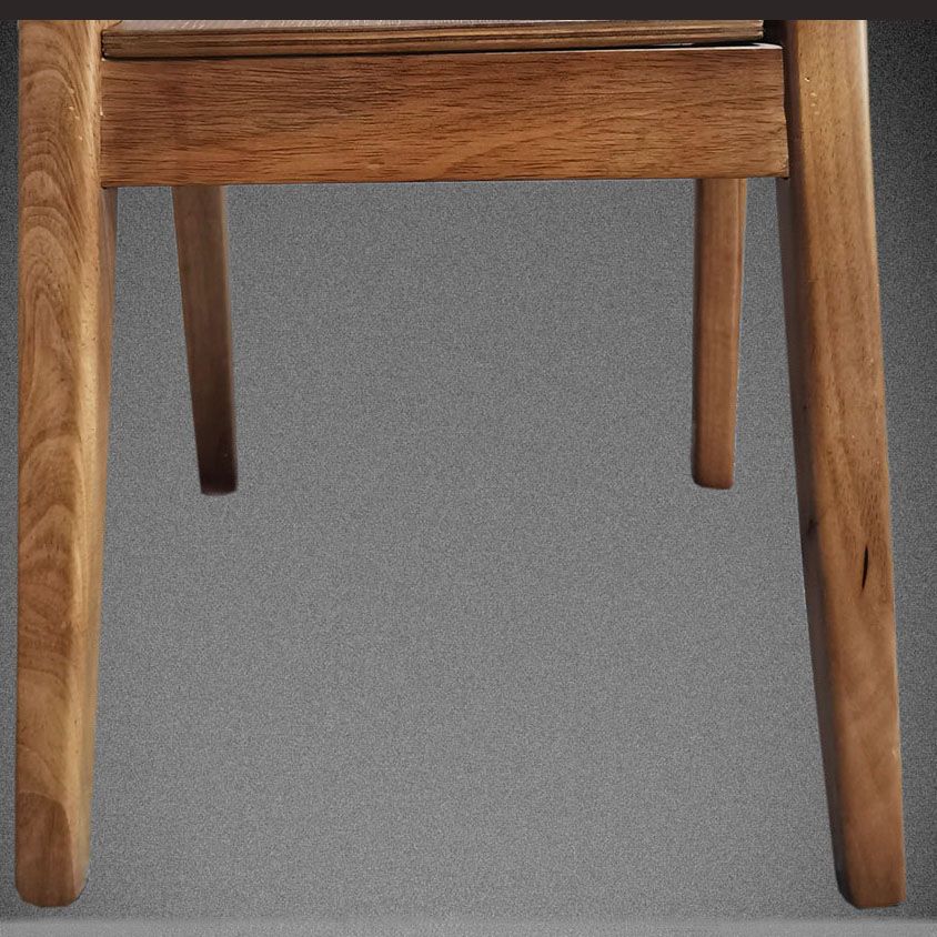 Sillas de cocina de madera contemporáneas con respaldo de escalera, silla lateral de comedor