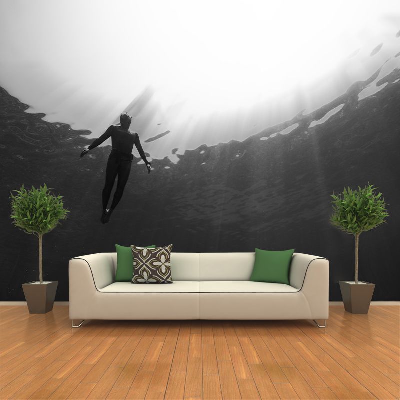 Seabed Pattern Environment Friendly Mural Wallpaper Bedroom Wall Mural