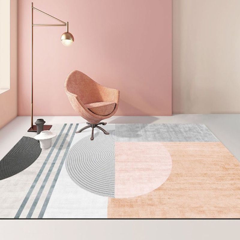 Tappeto in poliestere di tappeto in poliestere arancione arancione per arredamento per la casa