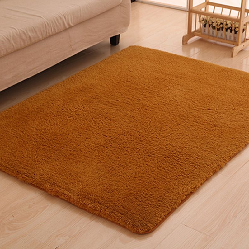 Multicolor Nordic Indoor Rug Faux Fleece Plain Carpet Machine Washable Pet Friendly Rug for Great Room