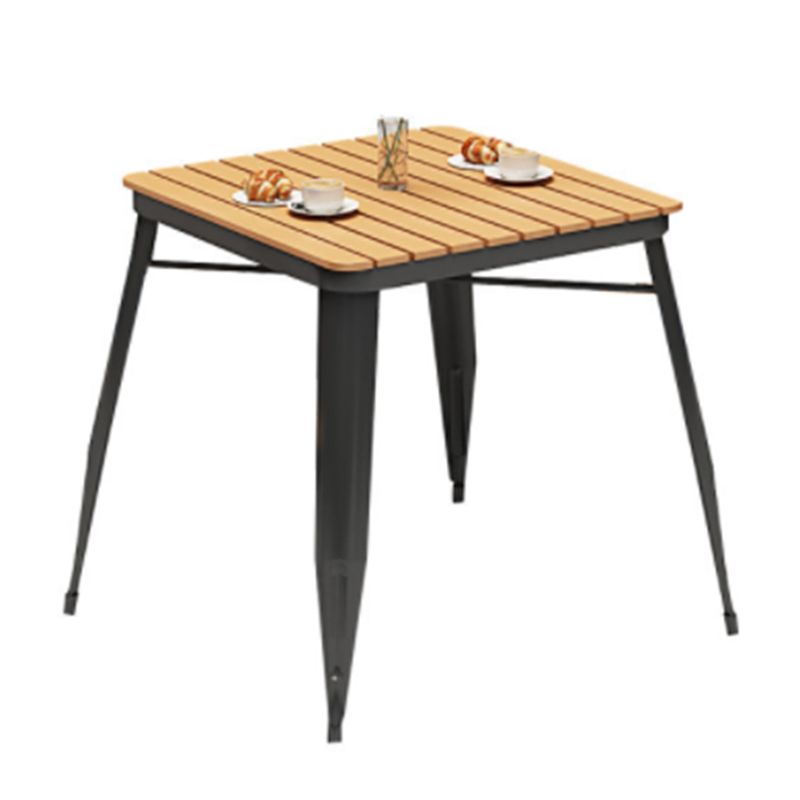 Industrial Style 1/3/5/7 Pieces Metal Dining Set Reclaimed Wood Dining Table Set