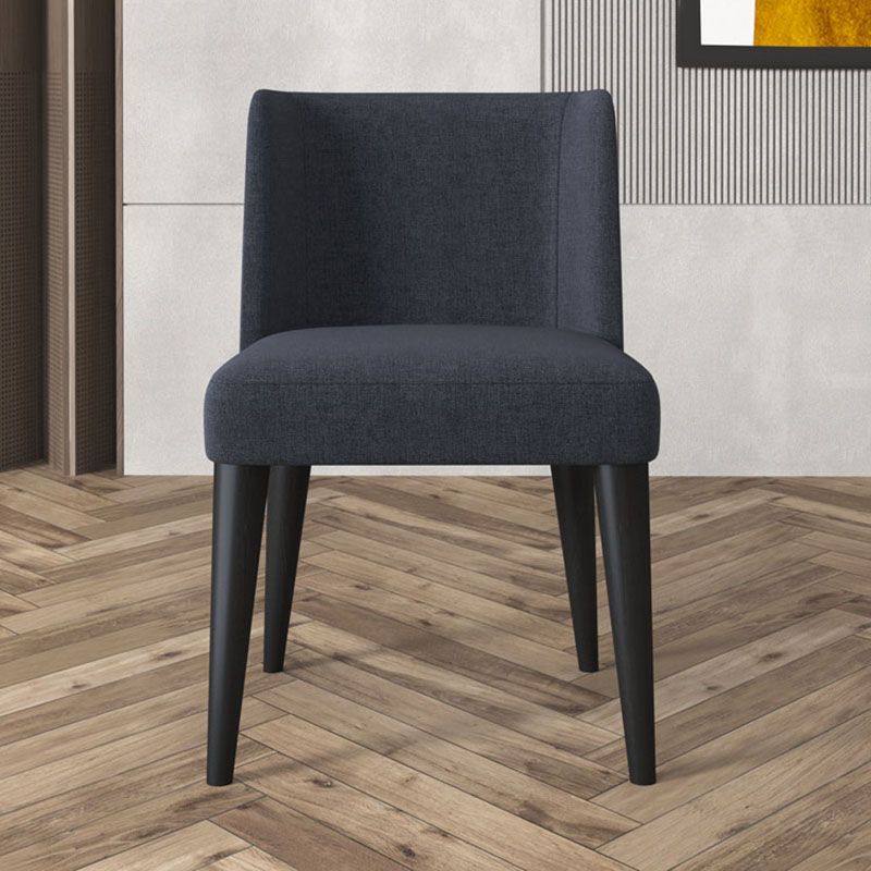 Sillas modernas silla sin brazo con patas de madera para cocina
