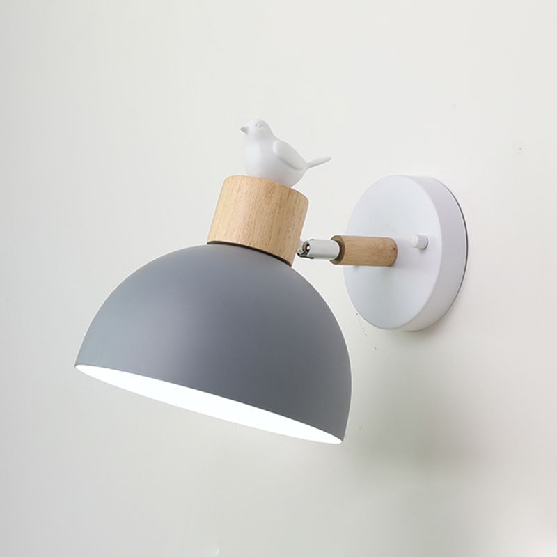 1-licht wandkandelaar Moderne macaron-stijl metalen wandverlichting voor eetkamer