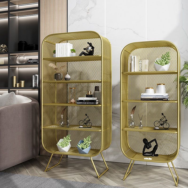 Libreria standard di ferro glam verticale chiuso libreria per casa