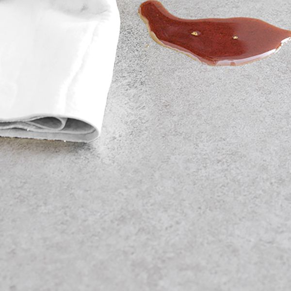 Modern Style Gray Stone Table Rectangle Dining Table for Kitchen