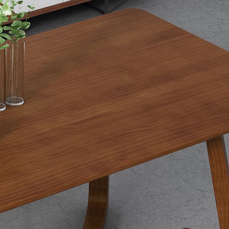 Ensemble de restauration en bois massif de style moderne 1/2/5/7 avec chaises en bois meubles pour la maison