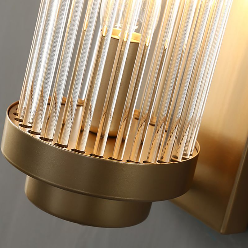 Postmodern Crystal Wall Light Geometric Shape Wall Sconce for Living Room