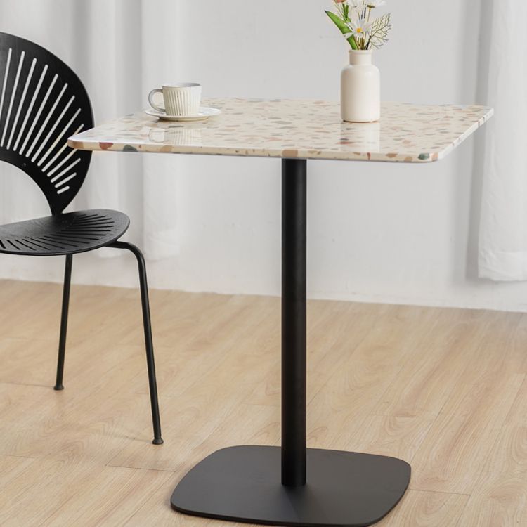 Metall Industrial Square Esstisch Zementtisch für Küche und Esszimmer