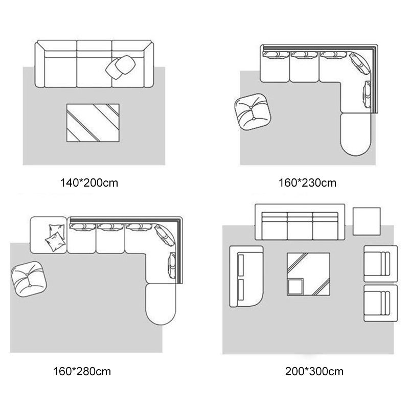Yellow Tone Glam Area Carpet Polyester European Printing Indoor Rug Easy Care Carpet for Living Room