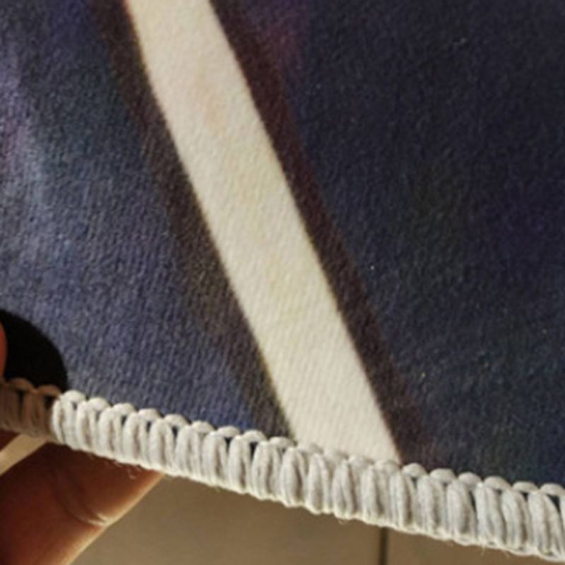 Green Plants Carpet Polyester Casual Area Rug Non-Split Backing Indoor Carpet for Indoor Room