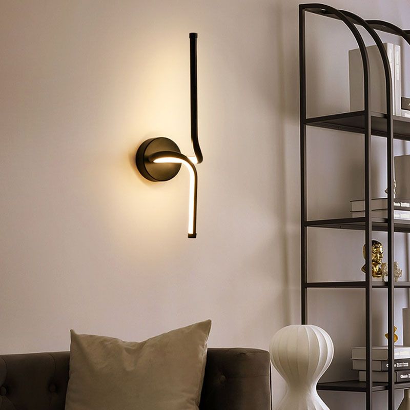 Strip Shape Wall Lamp LED Wall Mount Lamp with Acrylic Shade for Bedroom