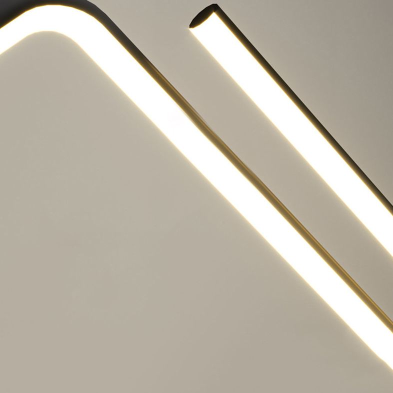 Golden/Black Kitchen Island Lighting Modern LED Ceiling Light for Home