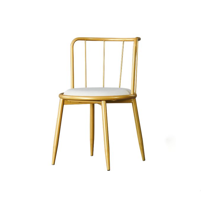 Glamourischer Sinterstein weißer Esszimmer Set mit Rechtecktisch formelle Esstischmöbel