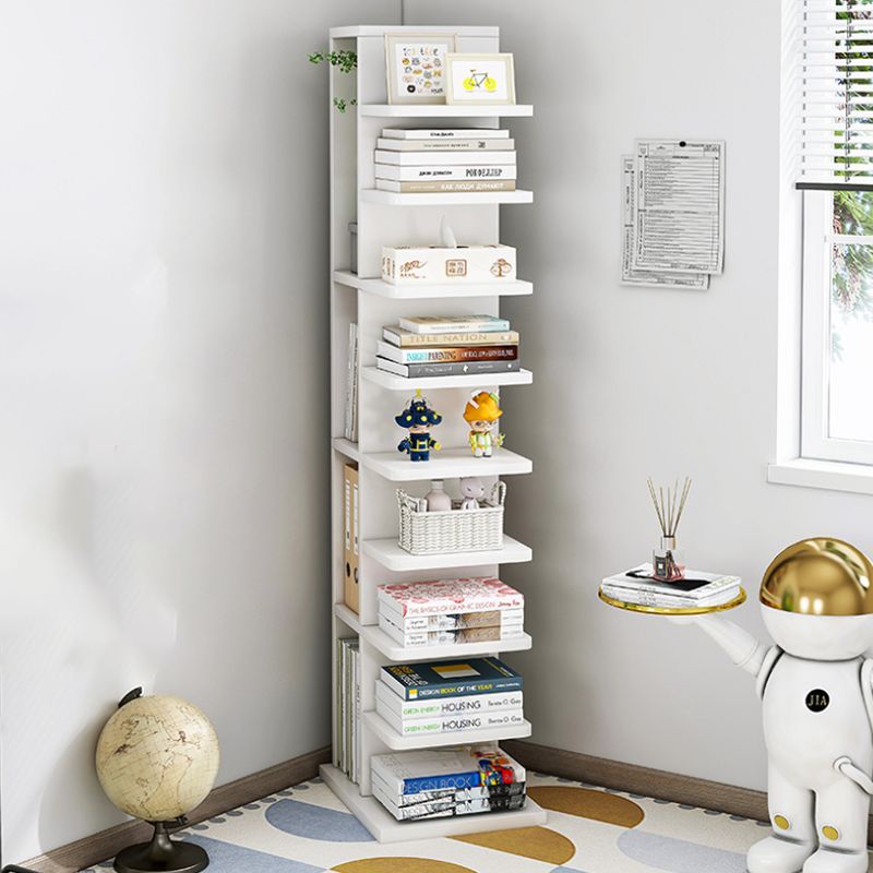 Modern Engineered Wood Bookshelf Standard Bookcase with Shelves