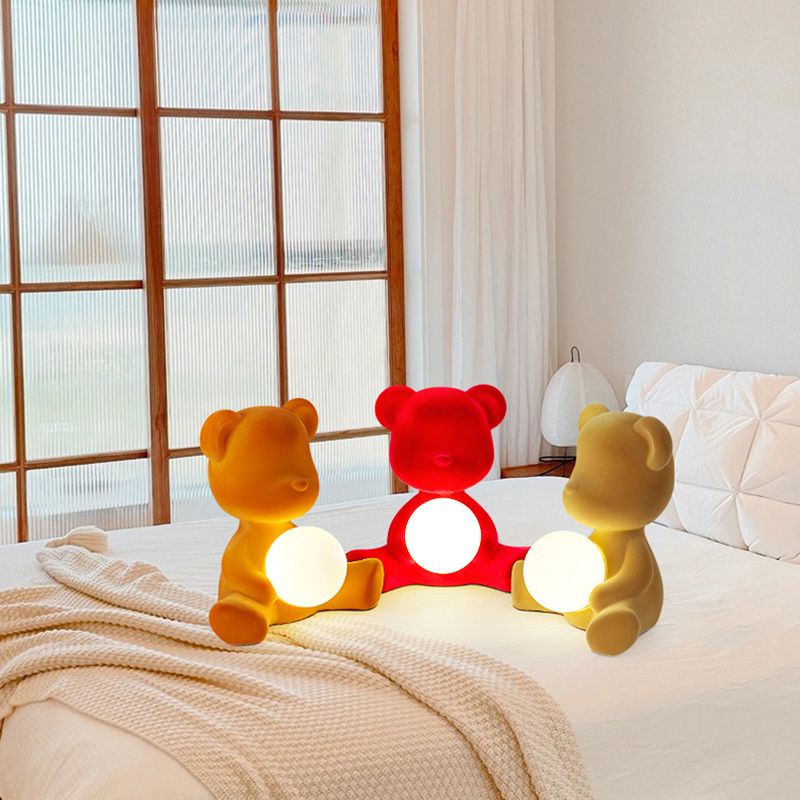 Modern Gold Table Lamp Fixture with Glass Shade for Living Room Bedroom