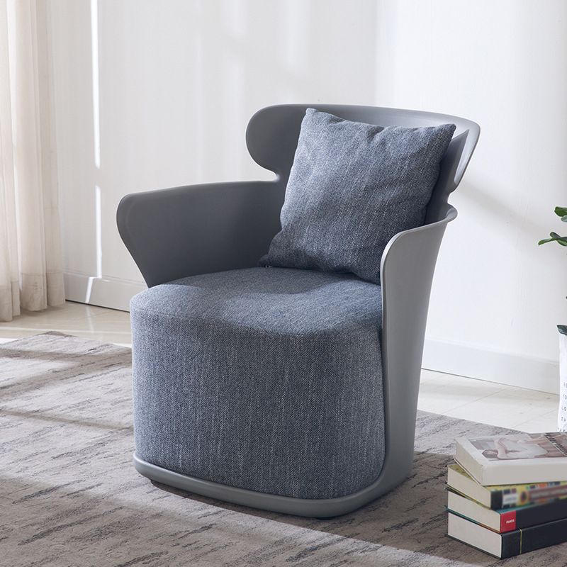 Arm Chair Arms Linen/PU Leather Included Chair for Living Room, Bedroom