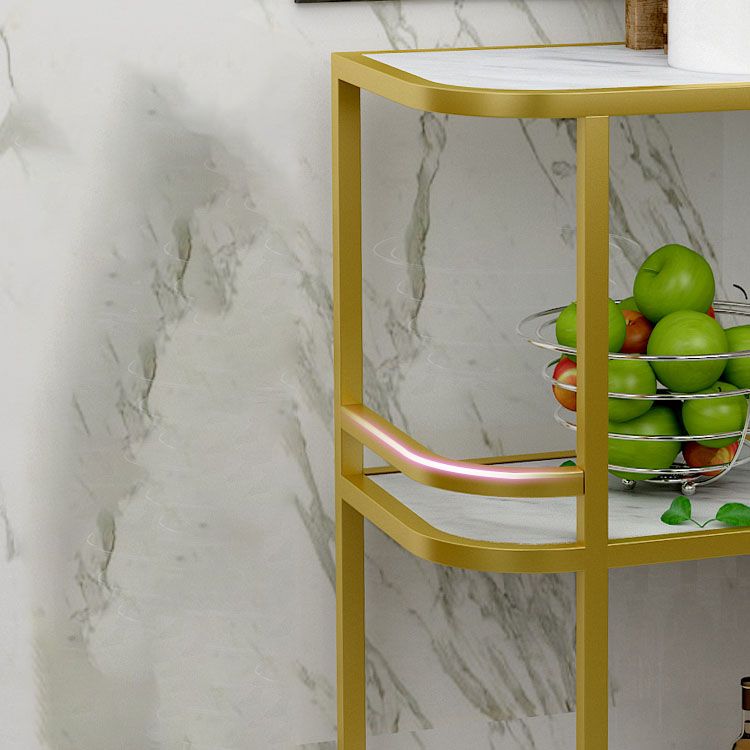 Modern Simple Kitchen Island Table Dining Room Stationary Prep Table