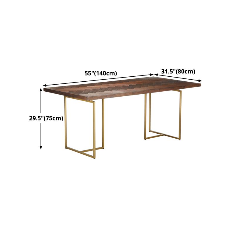 Traditional Luxury Table Rectangle Dining Site Table with Double Pedestal