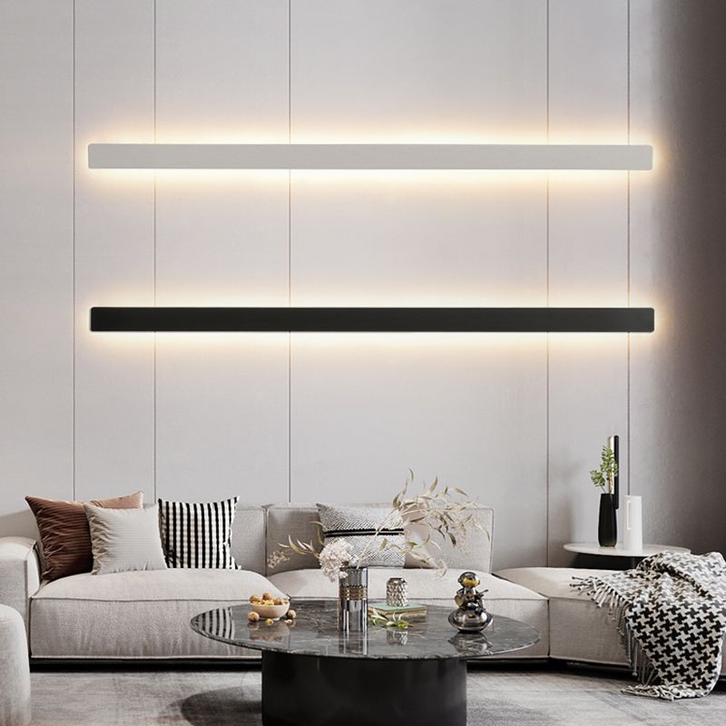 Linearer Schatten Metall Wandleuchter moderner Stil mit einem leichten Wand montiertes Licht